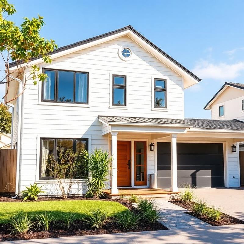 Modern home exterior